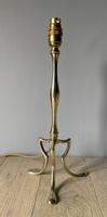 Tall Benson Style Brass Tripod Table Lamp; Rewired & PAT Tested (5 of 9) Tall Benson Style Brass Tripod Table Lamp; Rewired & PAT Tested (5 of 9)