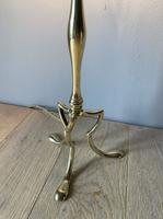 Tall Benson Style Brass Tripod Table Lamp; Rewired & PAT Tested (8 of 9) Tall Benson Style Brass Tripod Table Lamp; Rewired & PAT Tested (8 of 9)