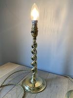 1920s Brass Twist Pair of Table Lamps; Rewired & PAT Tested (6 of 6) 1920s Brass Twist Pair of Table Lamps; Rewired & PAT Tested (6 of 6)