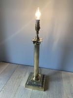 Large Victorian Brass Corinthian Column Table, Rewired & Pat Tested Lamp (10 of 10) Large Victorian Brass Corinthian Column Table, Rewired & Pat Tested Lamp (10 of 10)