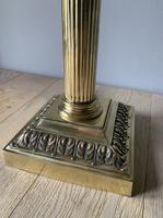 Large Victorian Brass Corinthian Column Table, Rewired & Pat Tested Lamp (3 of 10) Large Victorian Brass Corinthian Column Table, Rewired & Pat Tested Lamp (3 of 10)