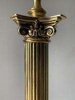 Large Victorian Brass Corinthian Column Table, Rewired & Pat Tested Lamp (5 of 10) Large Victorian Brass Corinthian Column Table, Rewired & Pat Tested Lamp (5 of 10)