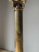 Large Victorian Brass Corinthian Column Table, Rewired & Pat Tested Lamp (7 of 10) Large Victorian Brass Corinthian Column Table, Rewired & Pat Tested Lamp (7 of 10)