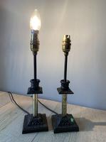 Near Pair of Victorian Table Lamps, Converted Candlesticks, Rewired & PAT Tested (8 of 10) Near Pair of Victorian Table Lamps, Converted Candlesticks, Rewired & PAT Tested (8 of 10)