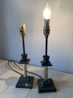 Near Pair of Victorian Table Lamps, Converted Candlesticks, Rewired & PAT Tested (9 of 10) Near Pair of Victorian Table Lamps, Converted Candlesticks, Rewired & PAT Tested (9 of 10)