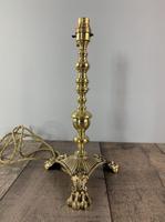 Quality Claw Foot Cast Brass Table Lamp, Rewired & PAT Tested c.1890 (2 of 11) Quality Claw Foot Cast Brass Table Lamp, Rewired & PAT Tested c.1890 (2 of 11)