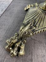 Quality Claw Foot Cast Brass Table Lamp, Rewired & PAT Tested c.1890 (9 of 11) Quality Claw Foot Cast Brass Table Lamp, Rewired & PAT Tested c.1890 (9 of 11)