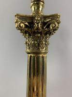 Tall Slender Pillar Corinthian Column Brass Table Lamp, Rewired & PAT Tested (5 of 9) Tall Slender Pillar Corinthian Column Brass Table Lamp, Rewired & PAT Tested (5 of 9)