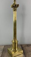 Tall Slender Pillar Corinthian Column Brass Table Lamp, Rewired & PAT Tested (8 of 9) Tall Slender Pillar Corinthian Column Brass Table Lamp, Rewired & PAT Tested (8 of 9)