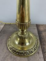 Cast Brass Table Lamp, Rewired & PAT Tested c.1900 (6 of 7) Cast Brass Table Lamp, Rewired & PAT Tested c.1900 (6 of 7)