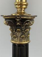 Quality Brass & Coromandel Corinthian Column Table Lamp, Registration Mark, Rewired & PAT Tested c.1880 (7 of 11) Quality Brass & Coromandel Corinthian Column Table Lamp, Registration Mark, Rewired & PAT Tested c.1880 (7 of 11)