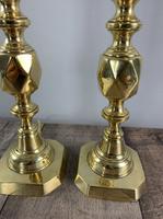 Pair of King of Diamond Brass Table Lamps, Rewired & PAT Tested (3 of 9) Pair of King of Diamond Brass Table Lamps, Rewired & PAT Tested (3 of 9)
