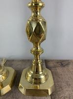 Pair of King of Diamond Brass Table Lamps, Rewired & PAT Tested (4 of 9) Pair of King of Diamond Brass Table Lamps, Rewired & PAT Tested (4 of 9)