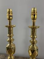 Pair of King of Diamond Brass Table Lamps, Rewired & PAT Tested (6 of 9) Pair of King of Diamond Brass Table Lamps, Rewired & PAT Tested (6 of 9)
