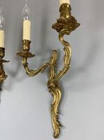 Large Pair of French Rococo Style Wall Lights, Rewired (3 of 8) Large Pair of French Rococo Style Wall Lights, Rewired (3 of 8)