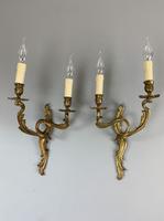 Large Pair of French Rococo Style Wall Lights, Rewired (7 of 8) Large Pair of French Rococo Style Wall Lights, Rewired (7 of 8)
