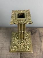 Beautiful French C1890 Cherub Pair of Brass Candlesticks, Lovely Patina (7 of 7) Beautiful French C1890 Cherub Pair of Brass Candlesticks, Lovely Patina (7 of 7)