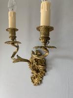 Pair of French Ornate Gilt Wall Lights, Rewired (5 of 9) Pair of French Ornate Gilt Wall Lights, Rewired (5 of 9)