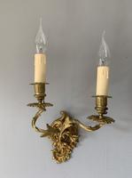 Pair of French Ornate Gilt Wall Lights, Rewired (3 of 9) Pair of French Ornate Gilt Wall Lights, Rewired (3 of 9)