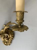 Pair of French Ornate Gilt Wall Lights, Rewired (8 of 9) Pair of French Ornate Gilt Wall Lights, Rewired (8 of 9)