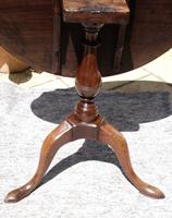Georgian Mahogany Tripod Table with One-Piece Top c.1750 (4 of 7) Georgian Mahogany Tripod Table with One-Piece Top c.1750 (4 of 7)