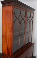Georgian Mahogany & Ebony Inlaid Cupboard Bookcase C.1810 (6 of 9) Georgian Mahogany & Ebony Inlaid Cupboard Bookcase C.1810 (6 of 9)