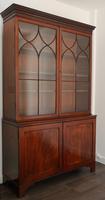 Georgian Mahogany & Ebony Inlaid Cupboard Bookcase C.1810 (7 of 9) Georgian Mahogany & Ebony Inlaid Cupboard Bookcase C.1810 (7 of 9)