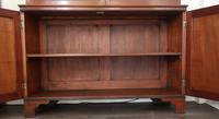 Georgian Mahogany & Ebony Inlaid Cupboard Bookcase C.1810 (8 of 9) Georgian Mahogany & Ebony Inlaid Cupboard Bookcase C.1810 (8 of 9)