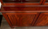 Georgian Mahogany & Ebony Inlaid Cupboard Bookcase C.1810 (9 of 9) Georgian Mahogany & Ebony Inlaid Cupboard Bookcase C.1810 (9 of 9)