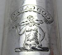 Pair 1802 Antique George III Sterling Silver Table / Dinner Knives, Moses Brent, Dread God Motto (9 of 10) Pair 1802 Antique George III Sterling Silver Table / Dinner Knives, Moses Brent, Dread God Motto (9 of 10)