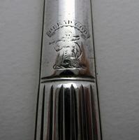 Moses Brent Georgian-George III Sterling Silver & Steel English Antique Dessert Knife 1802, Motto Dread God. (7 of 7) Moses Brent Georgian-George III Sterling Silver & Steel English Antique Dessert Knife 1802, Motto Dread God. (7 of 7)