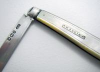Victorian 'Maggie' Sterling Silver & Mother of Pearl Mop Folding Pocket Fruit Penknife, English Sheffield 1896 (4 of 8) Victorian 'Maggie' Sterling Silver & Mother of Pearl Mop Folding Pocket Fruit Penknife, English Sheffield 1896 (4 of 8)