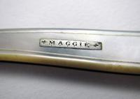 Victorian 'Maggie' Sterling Silver & Mother of Pearl Mop Folding Pocket Fruit Penknife, English Sheffield 1896 (6 of 8) Victorian 'Maggie' Sterling Silver & Mother of Pearl Mop Folding Pocket Fruit Penknife, English Sheffield 1896 (6 of 8)