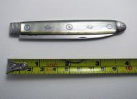 Very Large George III c.1800 Solid Sterling Silver & Mother of Pearl Mop Antique English Sheffield Folding Pocket Fruit Penknife (3 of 11) Very Large George III c.1800 Solid Sterling Silver & Mother of Pearl Mop Antique English Sheffield Folding Pocket Fruit Penknife (3 of 11)