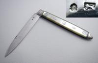Very Large George III c.1800 Solid Sterling Silver & Mother of Pearl Mop Antique English Sheffield Folding Pocket Fruit Penknife (2 of 11) Very Large George III c.1800 Solid Sterling Silver & Mother of Pearl Mop Antique English Sheffield Folding Pocket Fruit Penknife (2 of 11)