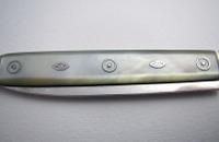 Very Large George III c.1800 Solid Sterling Silver & Mother of Pearl Mop Antique English Sheffield Folding Pocket Fruit Penknife (8 of 11) Very Large George III c.1800 Solid Sterling Silver & Mother of Pearl Mop Antique English Sheffield Folding Pocket Fruit Penknife (8 of 11)