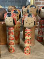 Collection of 22 Japanese Kokeshi Wooden Dolls (5 of 8) Collection of 22 Japanese Kokeshi Wooden Dolls (5 of 8)