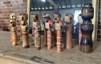 Collection of 22 Japanese Kokeshi Wooden Dolls (8 of 8) Collection of 22 Japanese Kokeshi Wooden Dolls (8 of 8)