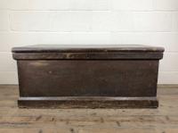 Antique Victorian Stained Pine Trunk (2 of 8) Antique Victorian Stained Pine Trunk (2 of 8)