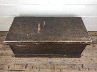 Antique Victorian Stained Pine Trunk (3 of 8) Antique Victorian Stained Pine Trunk (3 of 8)
