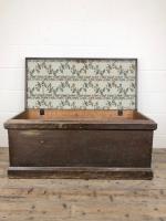 Antique Victorian Stained Pine Trunk (4 of 8) Antique Victorian Stained Pine Trunk (4 of 8)