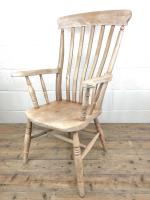 Antique 19th Century Ash & Elm Windsor Armchair (8 of 12) Antique 19th Century Ash & Elm Windsor Armchair (8 of 12)