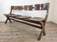 Antique Victorian Elm Four Seater Bench (8 of 15) Antique Victorian Elm Four Seater Bench (8 of 15)