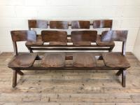Antique Victorian Elm Four Seater Bench (13 of 15) Antique Victorian Elm Four Seater Bench (13 of 15)