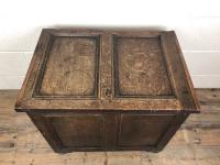Small Antique 19th Century Two Panel Coffer (3 of 7) Small Antique 19th Century Two Panel Coffer (3 of 7)