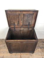 Small Antique 19th Century Two Panel Coffer (5 of 7) Small Antique 19th Century Two Panel Coffer (5 of 7)