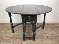 Antique 19th Century Small Oak Gateleg Table (4 of 8) Antique 19th Century Small Oak Gateleg Table (4 of 8)