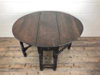 Antique 19th Century Small Oak Gateleg Table (8 of 8) Antique 19th Century Small Oak Gateleg Table (8 of 8)