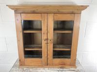 Antique Victorian Pine Glazed Wall Cupboard (2 of 7) Antique Victorian Pine Glazed Wall Cupboard (2 of 7)