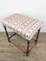 Early 20th Century Stained Beech Stool (10 of 10) Early 20th Century Stained Beech Stool (10 of 10)